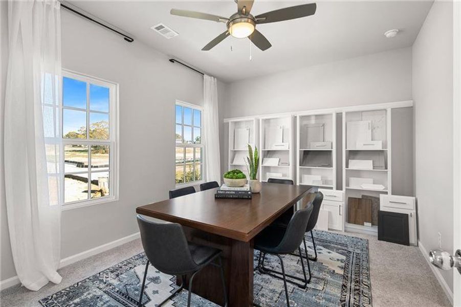 Furnished interior view inside a new home in Harmony, Auburn (Image 29).