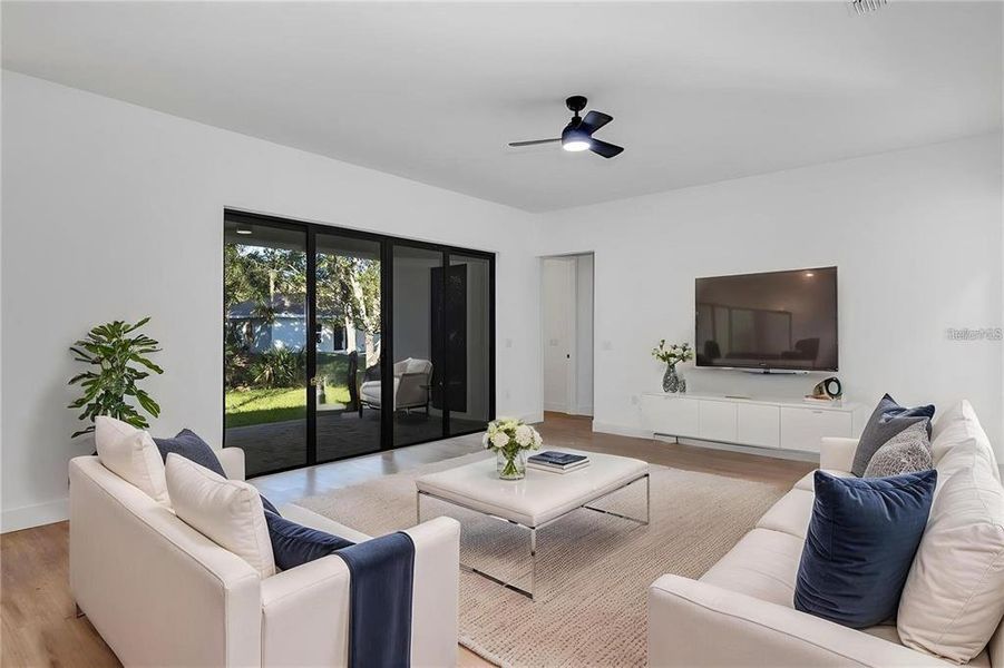 Furnished interior view inside a new home in , Port Charlotte (Image 15). Furnished interior view inside a new home in , Port Charlotte (Image 15).