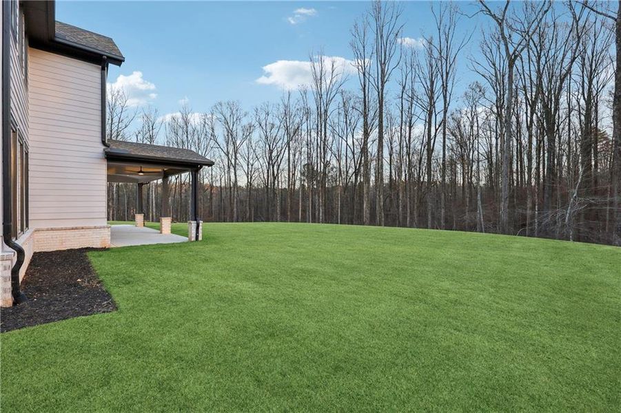 Exterior details and patio area of a home in , Auburn (Image 37).