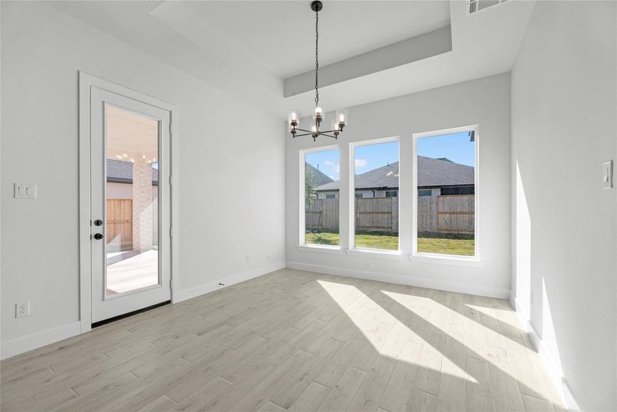 Spacious, unfurnished interior of a new home in Meridiana, Manvel (Image 17). Spacious, unfurnished interior of a new home in Meridiana, Manvel (Image 17).