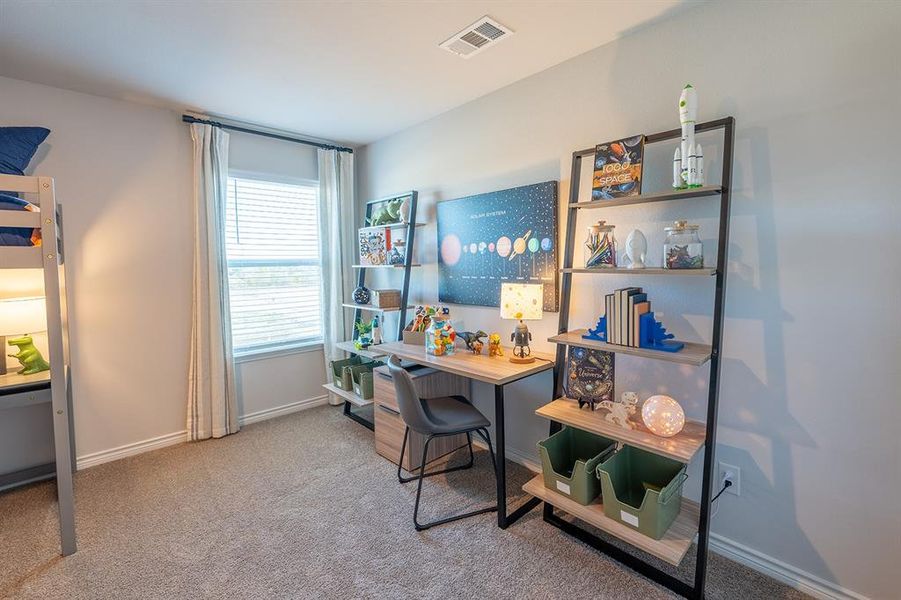 Furnished interior view inside a new home in Retreat at Fossil Creek, Fort Worth (Image 19).