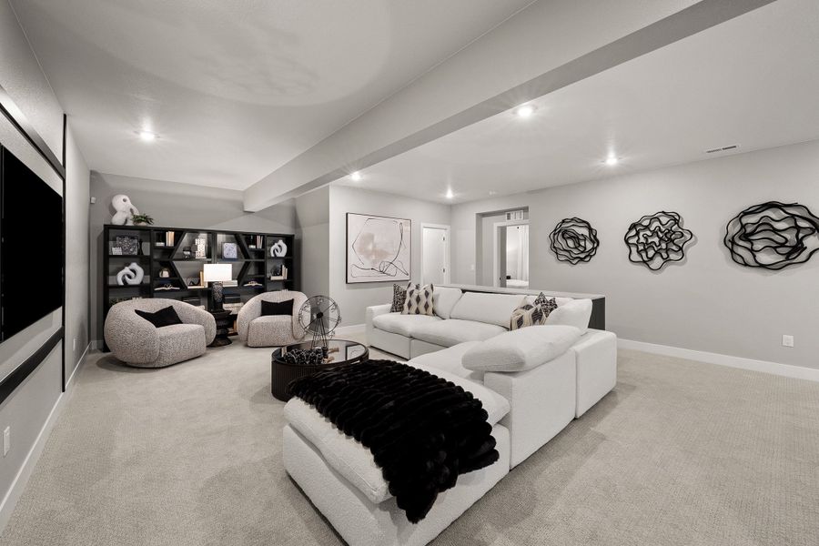 Representative furnished interior of a home built from the Glen by Trumark Homes in Trumark Homes at Tanterra, Parker (Image 34).
