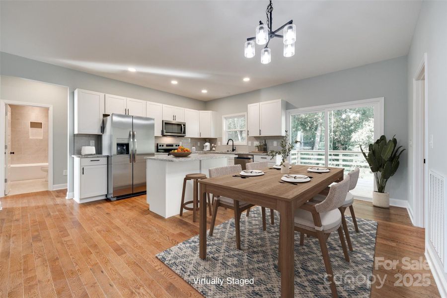 Furnished interior view inside a new home in , York (Image 8).