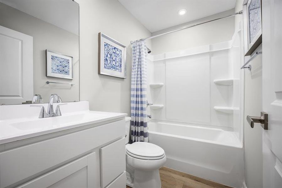 Representative furnished interior of a home built from the Spruce by Ryan Homes in Basildon, Lancaster (Image 15).