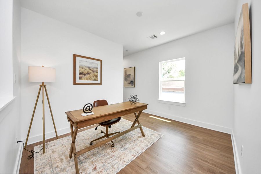 Furnished interior view inside a new home in , Houston (Image 7).