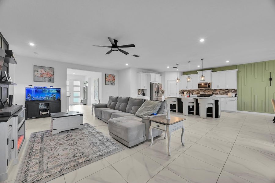 Furnished interior view inside a new home in , Port St. Lucie (Image 11). Furnished interior view inside a new home in , Port St. Lucie (Image 11).