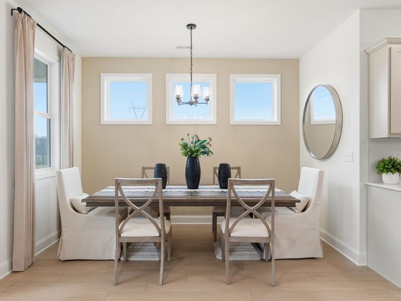Representative furnished interior of a home built from the The Laurel J by Davidson Homes LLC in Bailey Park, Fayetteville (Image 21).