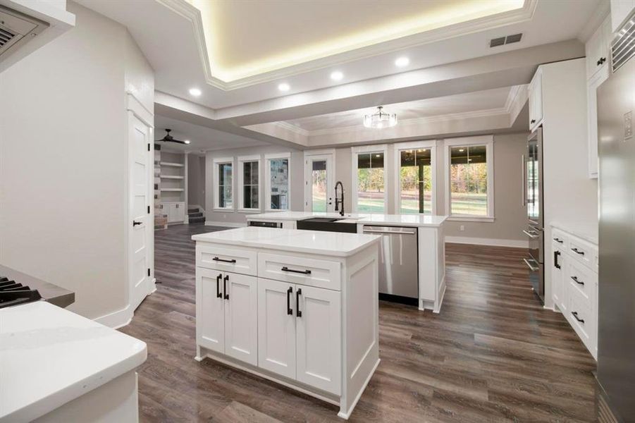 Furnished interior view inside a new home in , Bullard (Image 15).