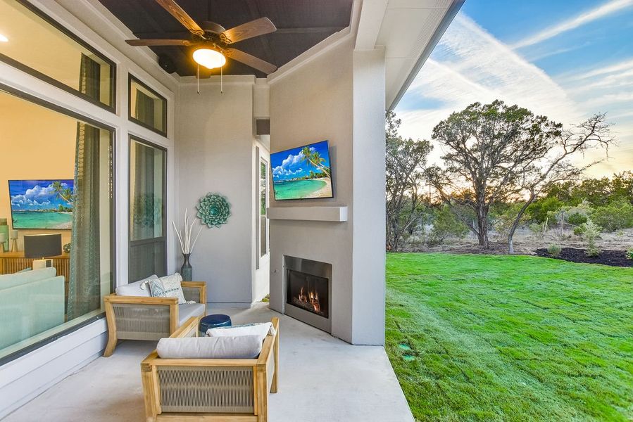 Representative exterior details of a home built from the Siena III by Giddens Homes in Clearwater Ranch, Liberty Hill (Image 48).