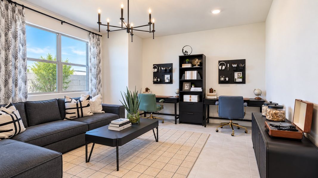 Representative furnished interior of a home built from the Mead by DRB Homes in Wildera, San Tan Valley (Image 5).