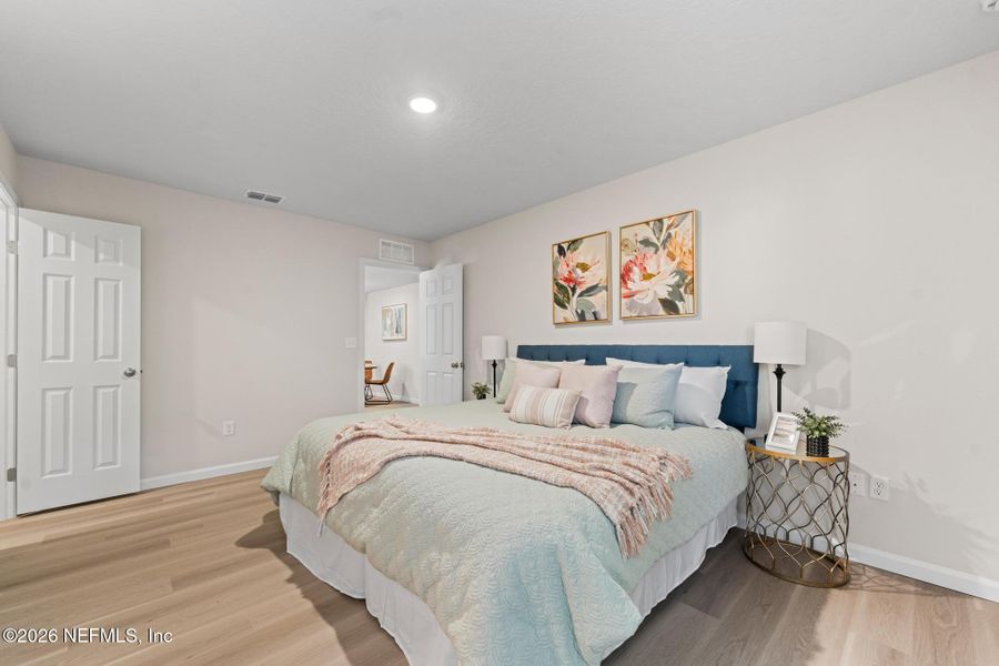 Furnished interior view inside a new home in , Jacksonville (Image 9).