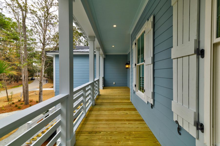 Exterior details and patio area of a home in , Johns Island (Image 35). Exterior details and patio area of a home in , Johns Island (Image 35).