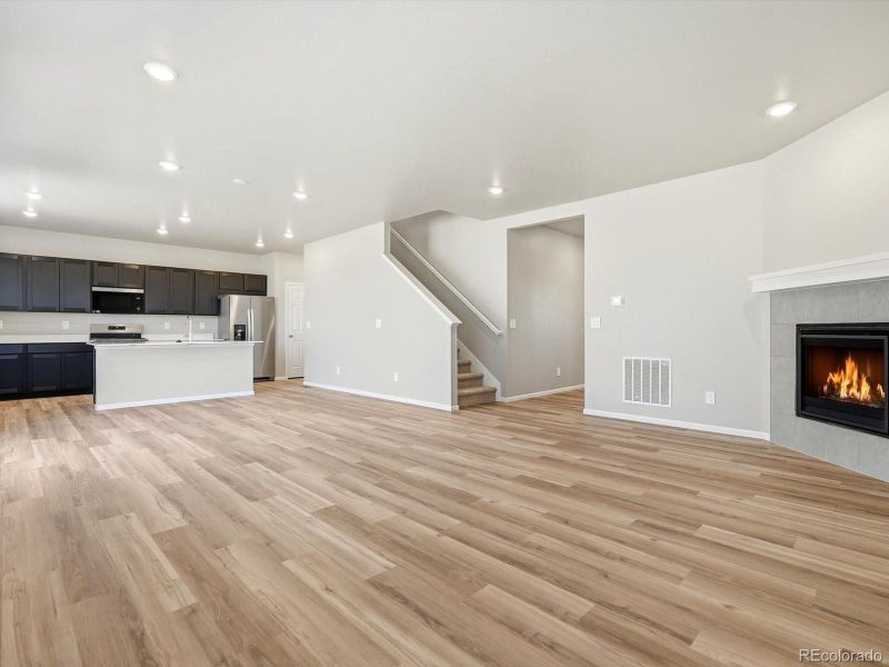 Spacious, unfurnished interior of a new home in Buffalo Highlands: The Flora Collection, Commerce City (Image 20).