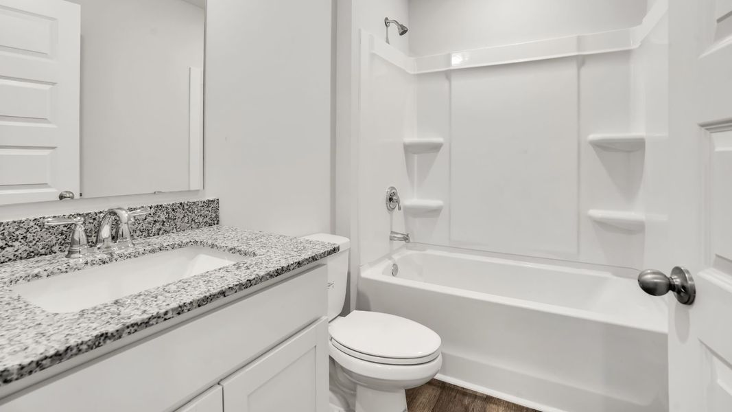 Furnished interior view inside a new home in Lockwood Landing, Supply (Image 9).