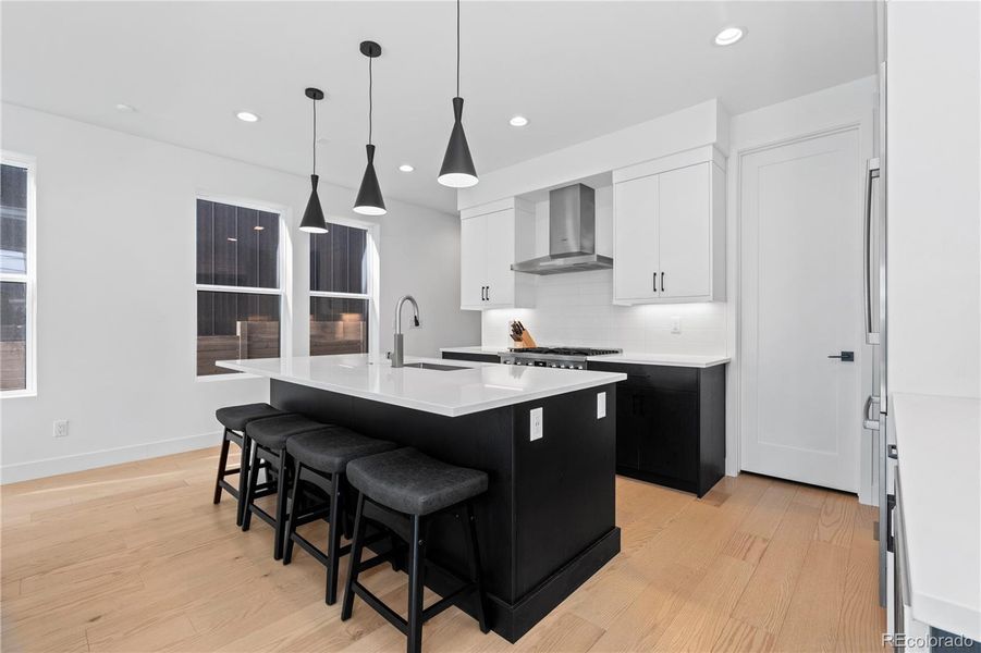 Furnished interior view inside a new home in , Denver (Image 9).