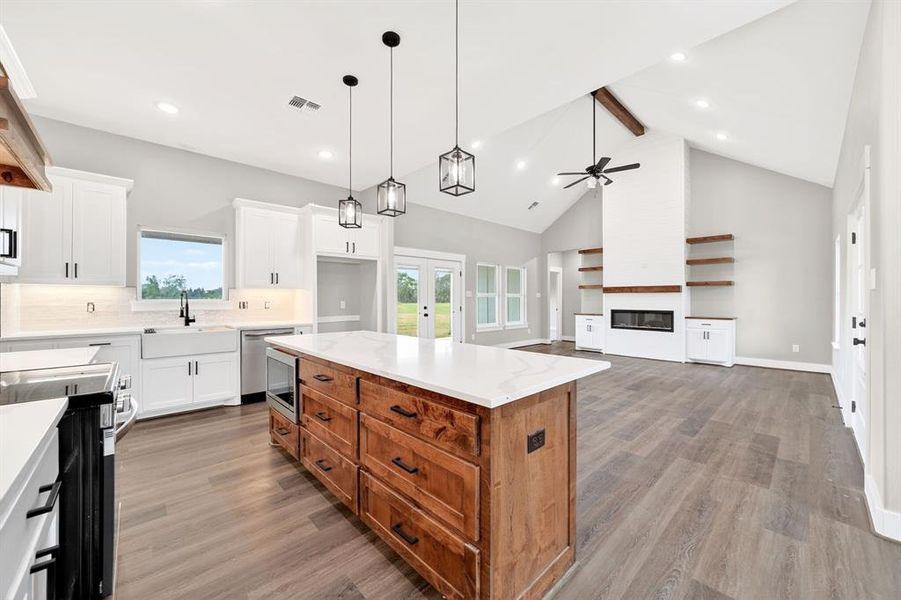 Furnished interior view inside a new home in , Edgewood (Image 18).