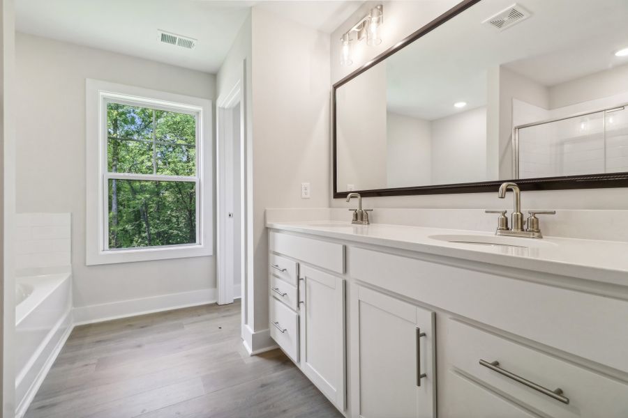 Representative furnished interior of a home built from the Collin II by Great Southern Homes in Cross Creek Golf Club, Seneca (Image 42). Representative furnished interior of a home built from the Collin II by Great Southern Homes in Cross Creek Golf Club, Seneca (Image 42).