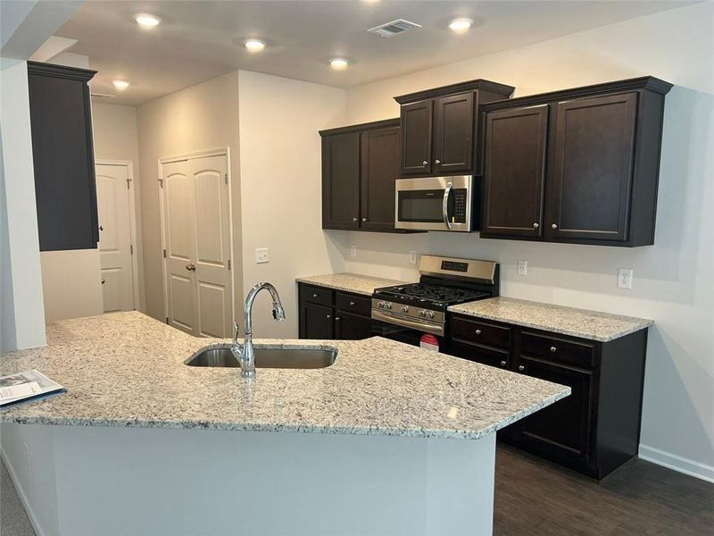 Furnished interior view inside a new home in Castleberry Pointe, Dawsonville (Image 5).