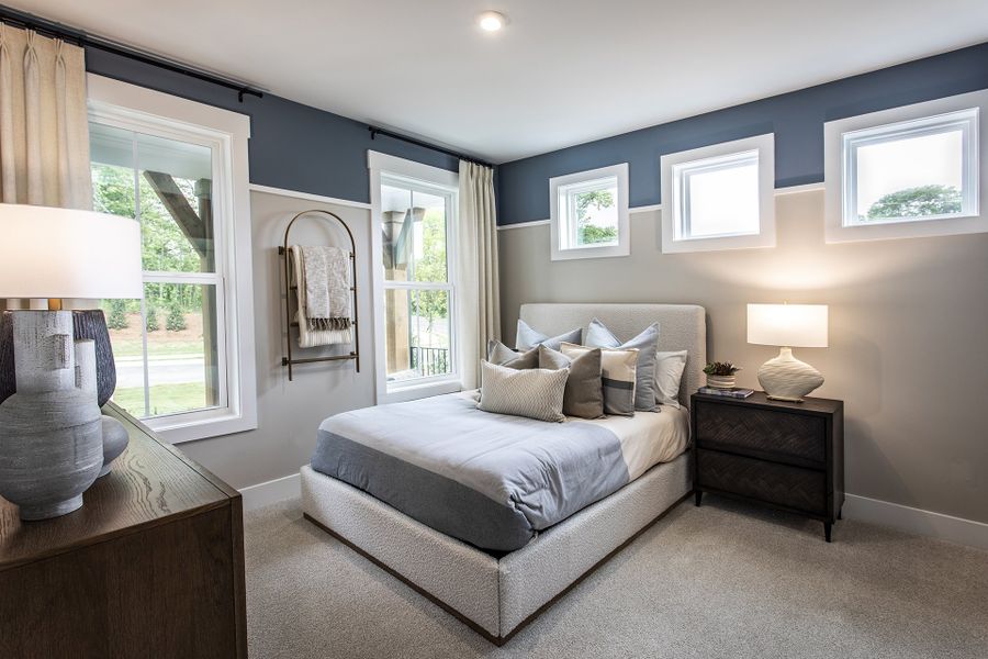 Representative furnished interior of a home built from the Canton II by Beazer Homes in The Paddocks at Doc Hughes, Buford (Image 18). Representative furnished interior of a home built from the Canton II by Beazer Homes in The Paddocks at Doc Hughes, Buford (Image 18).