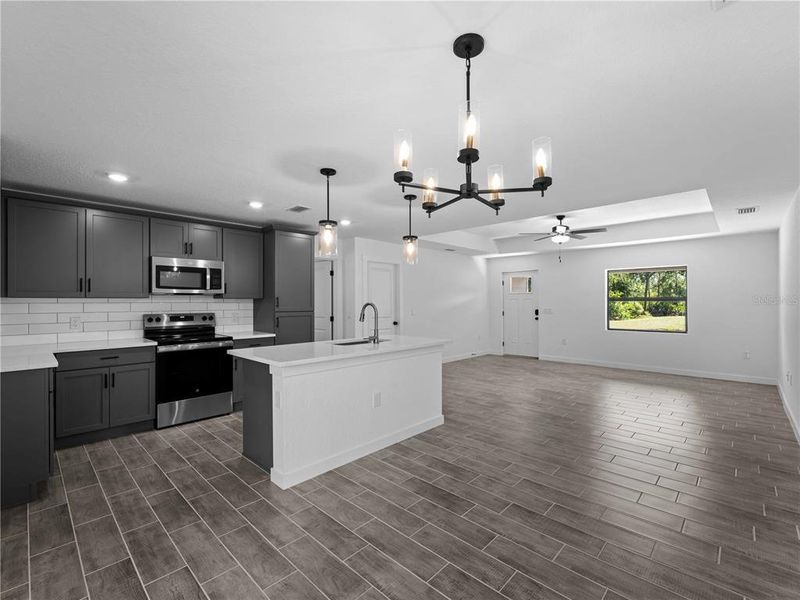 Furnished interior view inside a new home in , Port Charlotte (Image 7). Furnished interior view inside a new home in , Port Charlotte (Image 7).