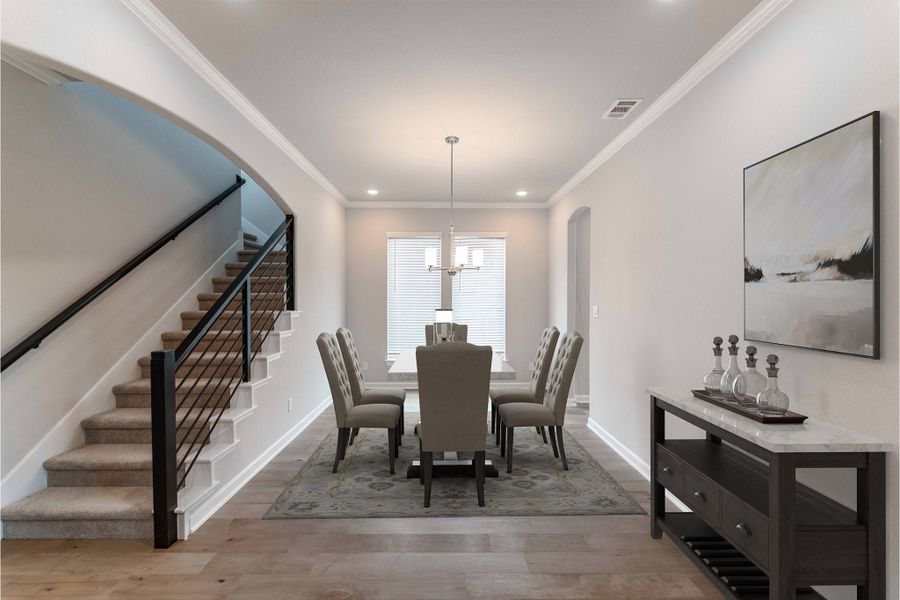 Furnished interior view inside a new home in Sonoma Verde, Rockwall (Image 4).