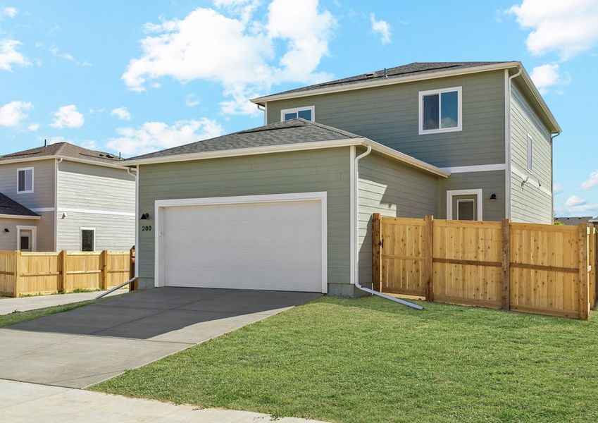 The Lily has parking in the rear of the home. The Lily has parking in the rear of the home.