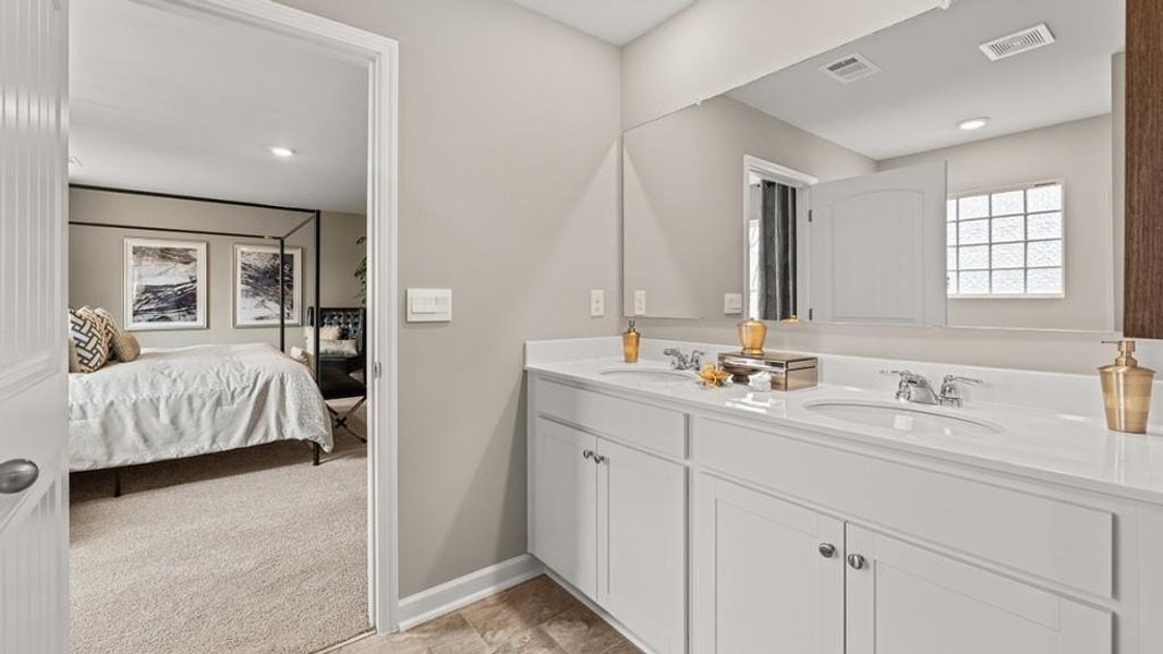 Furnished interior view inside a new home in Lost Creek, Dallas (Image 35).