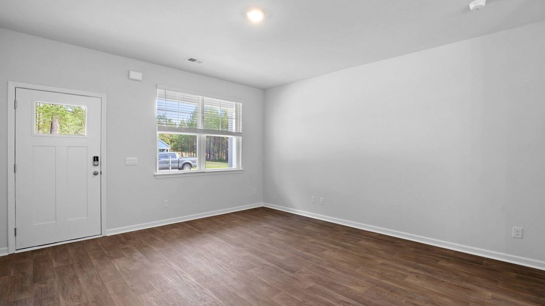 Representative unfurnished interior of a home built from the BRANDON by D.R. Horton in Rivers Reach, Yemassee (Image 18).