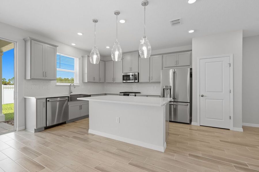 Furnished interior view inside a new home in Cherry Elm at SilverLeaf, St. Augustine (Image 6).