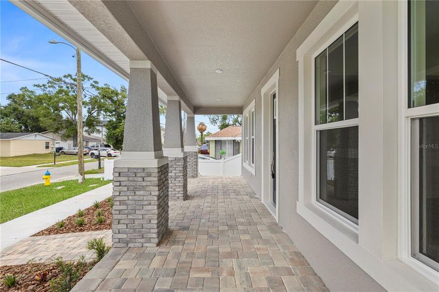Exterior details and patio area of a home in , Tampa (Image 18). Exterior details and patio area of a home in , Tampa (Image 18).