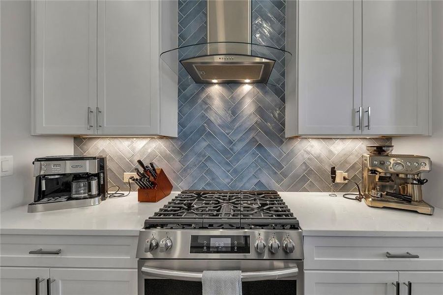 Close-up of interior finishes inside a home in , Woodstock (Image 23).