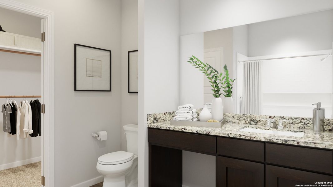 Furnished interior view inside a new home in Swenson Heights, Seguin (Image 18).