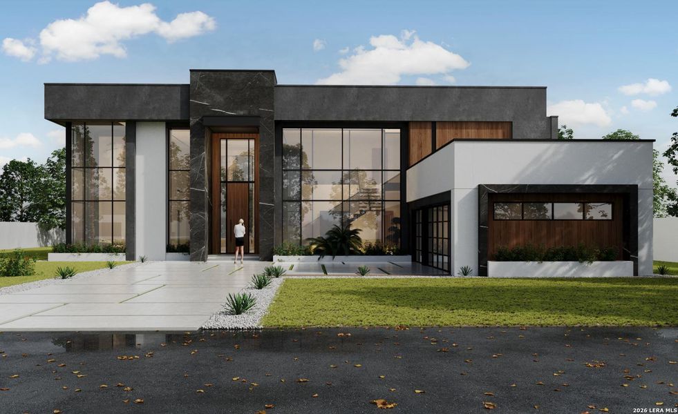 Front exterior of a new home in , San Antonio, TX, highlighting curb appeal (Image 3).