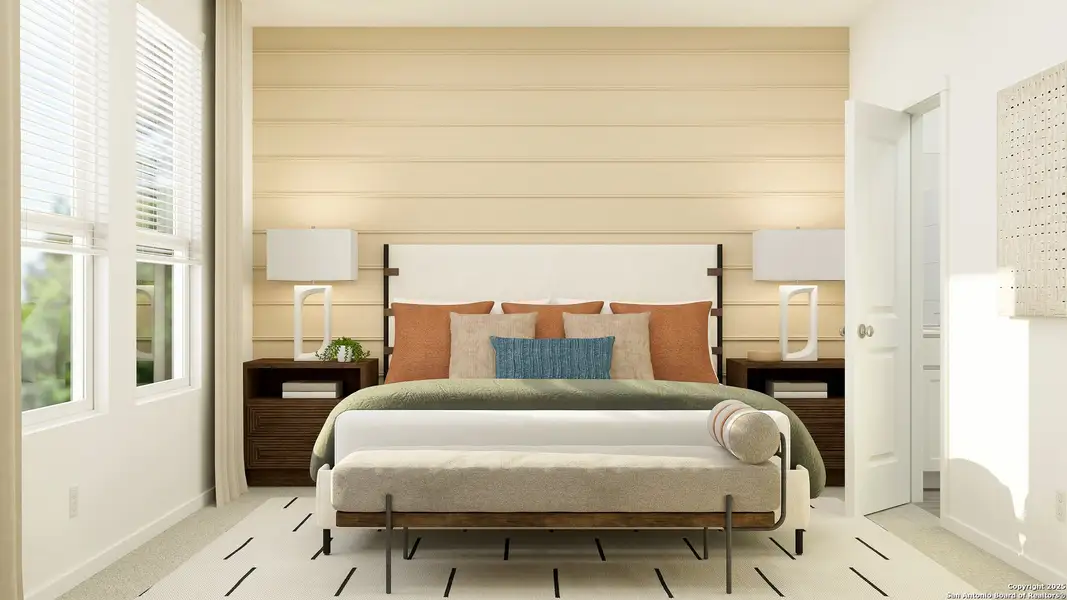 Furnished interior view inside a new home in Navarro Ranch, Seguin (Image 9).