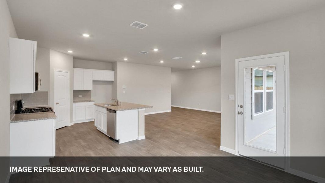 Furnished interior view inside a new home in Prairie Lakes, Buda (Image 7).