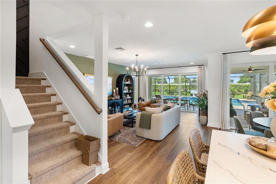 Furnished interior view inside a new home in , Bradenton (Image 32).