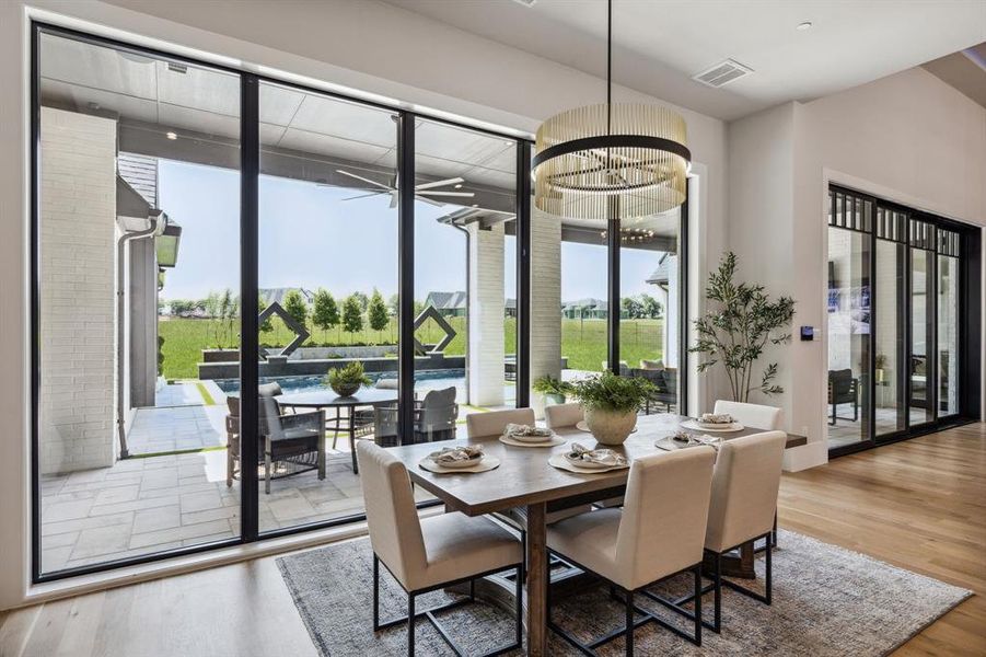 Furnished interior view inside a new home in , Celina (Image 23).