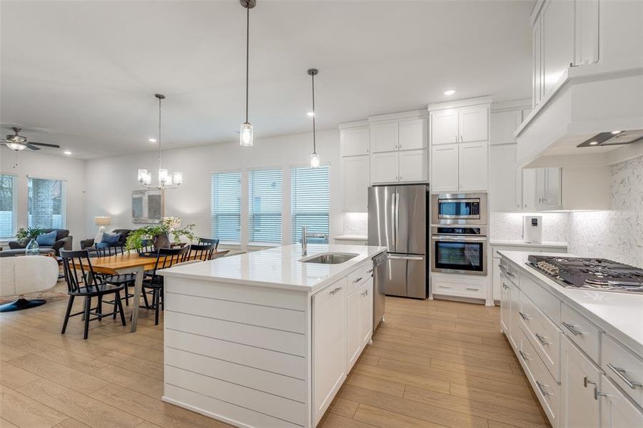 Furnished interior view inside a new home in Painted Tree - South, McKinney (Image 15).