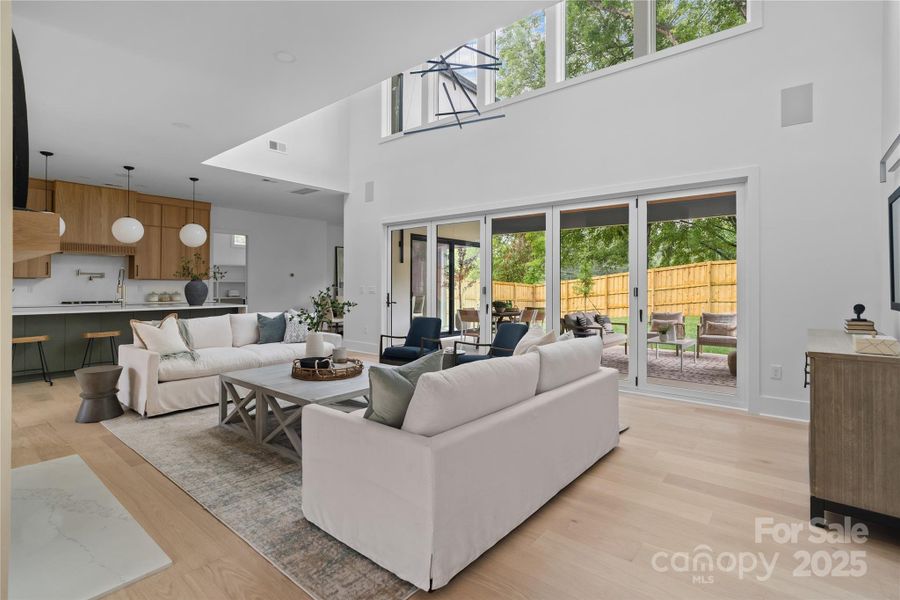 Furnished interior view inside a new home in , Charlotte (Image 17).