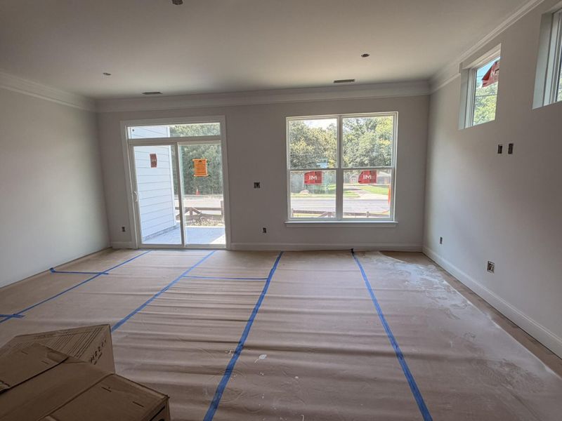 In-progress construction of a new home in Harrisburg Village Townhomes, Harrisburg, NC (Image 7).