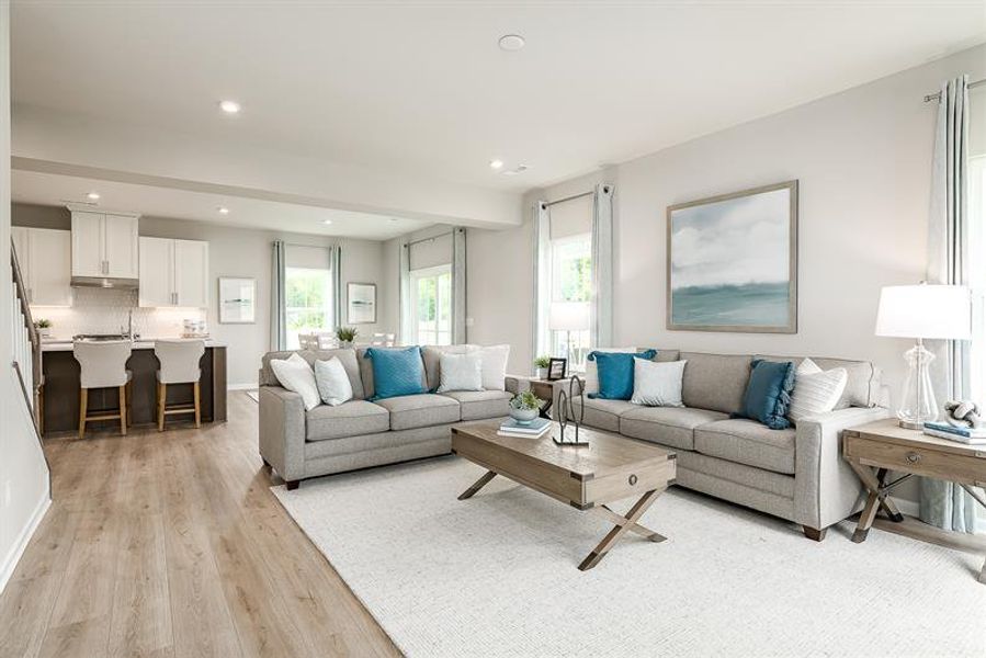 Furnished interior view inside a new home in Emory Park, Five Forks (Image 9).