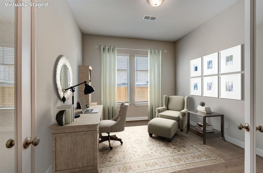 Virtually staged to give you the visual you need to see furniture placement and how the home can live.