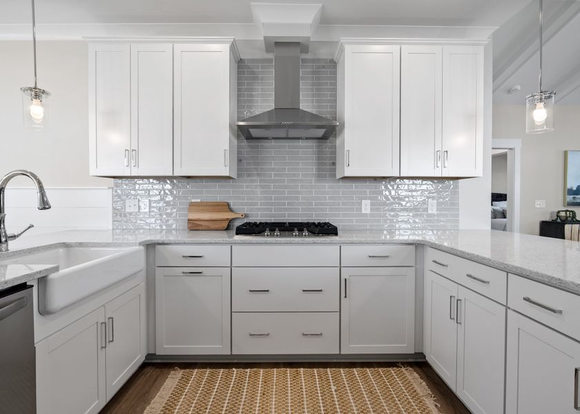 Representative furnished interior of a home built from the Wayside by Bill Clark Homes in The Sanctuary at Sunset Beach, Sunset Beach (Image 5).