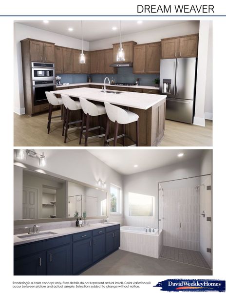Furnished interior view inside a new home in ARTAVIA - Reserve Collection, Conroe (Image 4).
