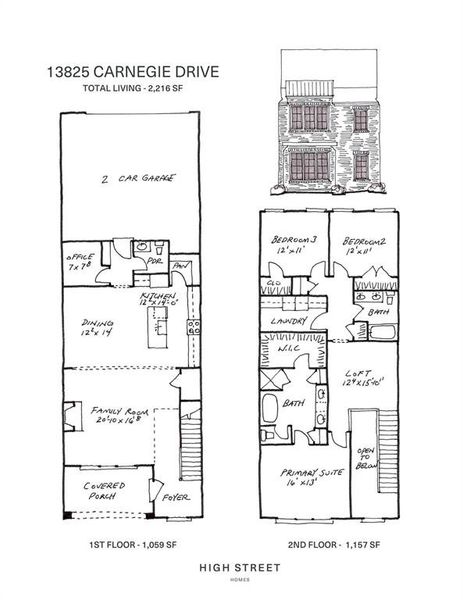 Floor plan - all sleeping upstairs.