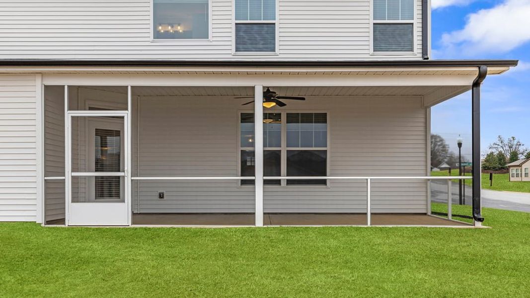 Exterior details and patio area of a home in Rutledge Estates, Woodruff (Image 21).