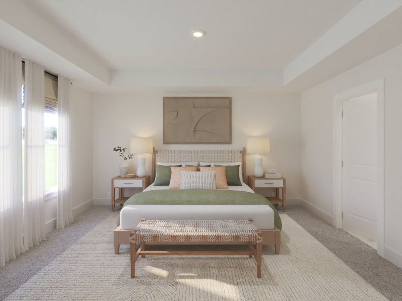 Furnished interior view inside a new home in Woodmont, Smyrna (Image 7).