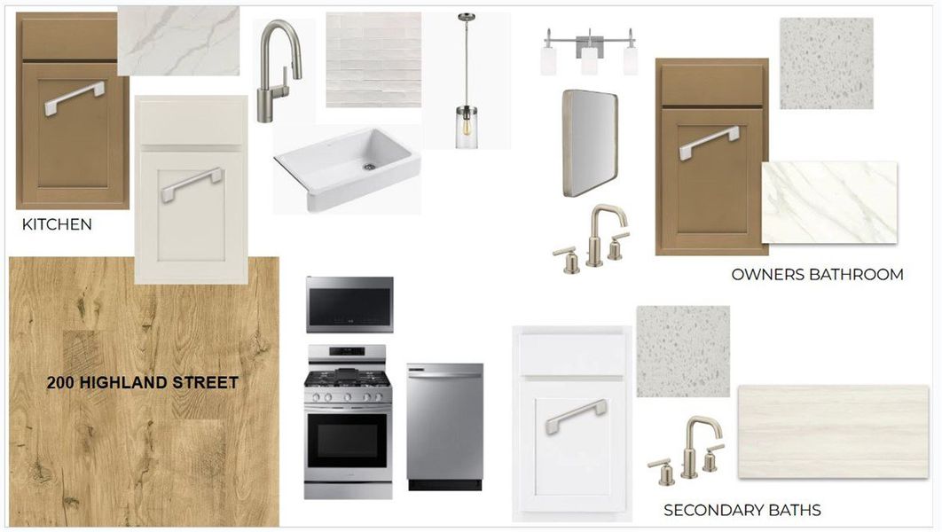 Design selections Design selections