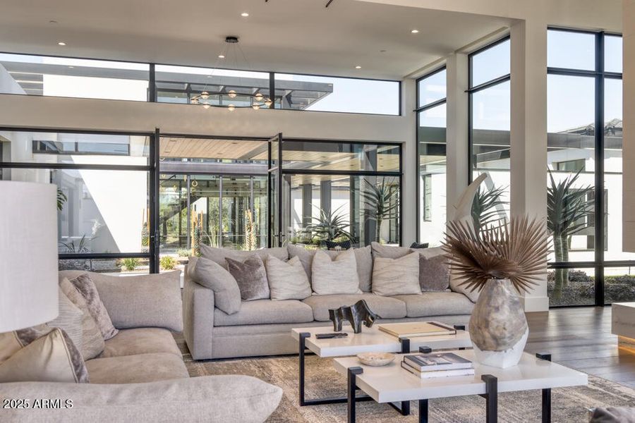 Great Room with Glass Walls Great Room with Glass Walls