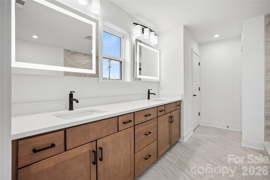 Furnished interior view inside a new home in Parkside Crossing, Charlotte (Image 15).